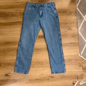 Vintage Rustler Jeans 33x30 Medium Wash Straight Leg Denim